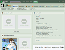 Tablet Screenshot of j-t-d.deviantart.com