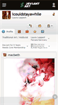 Mobile Screenshot of icouldstayawhile.deviantart.com
