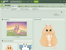 Tablet Screenshot of ina-tyan.deviantart.com