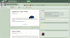 Desktop Screenshot of poetrywritersunity.deviantart.com