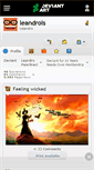 Mobile Screenshot of leandrols.deviantart.com