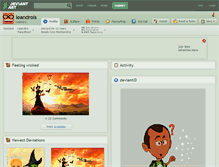 Tablet Screenshot of leandrols.deviantart.com