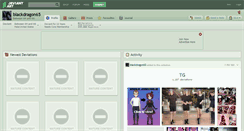 Desktop Screenshot of blackdragon65.deviantart.com