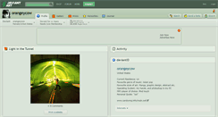 Desktop Screenshot of orangeycow.deviantart.com