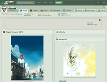 Tablet Screenshot of ntamak.deviantart.com