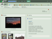 Tablet Screenshot of matt17.deviantart.com