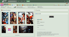 Desktop Screenshot of dedevils.deviantart.com
