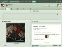 Tablet Screenshot of daggarheart.deviantart.com