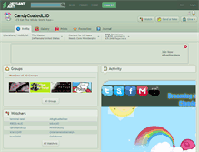 Tablet Screenshot of candycoatedlsd.deviantart.com