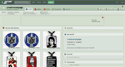 Desktop Screenshot of creativerampage.deviantart.com