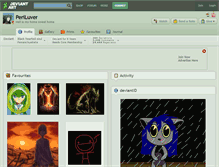 Tablet Screenshot of periluver.deviantart.com
