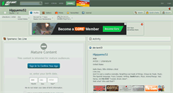 Desktop Screenshot of hippyemo52.deviantart.com