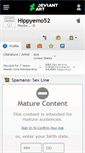 Mobile Screenshot of hippyemo52.deviantart.com