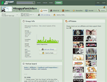 Tablet Screenshot of hitsugayafansunite.deviantart.com