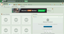 Desktop Screenshot of fatanime.deviantart.com