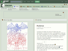 Tablet Screenshot of luisermon.deviantart.com