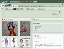Tablet Screenshot of gatita227.deviantart.com