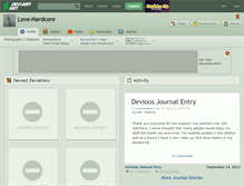 Tablet Screenshot of love-hardcore.deviantart.com