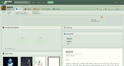 Desktop Screenshot of madoll.deviantart.com