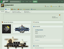 Tablet Screenshot of endependent.deviantart.com
