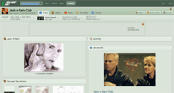 Desktop Screenshot of jack-x-sam-club.deviantart.com