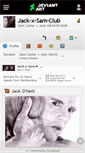 Mobile Screenshot of jack-x-sam-club.deviantart.com