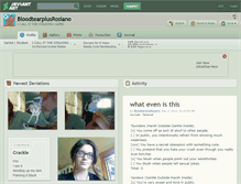 Tablet Screenshot of bloodtearplusrosiano.deviantart.com