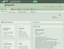 Tablet Screenshot of gdprophetxvii.deviantart.com