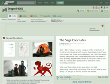 Tablet Screenshot of dragon54082.deviantart.com
