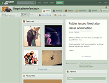 Tablet Screenshot of despicablemefanclub.deviantart.com