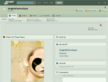 Tablet Screenshot of langedelamusique.deviantart.com