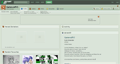 Desktop Screenshot of gamewolfv3.deviantart.com