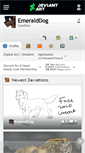 Mobile Screenshot of emeralddog.deviantart.com