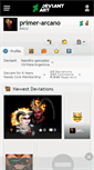 Mobile Screenshot of primer-arcano.deviantart.com