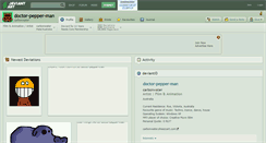 Desktop Screenshot of doctor-pepper-man.deviantart.com