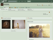 Tablet Screenshot of picaresca.deviantart.com