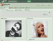 Tablet Screenshot of kaila-vs-art.deviantart.com