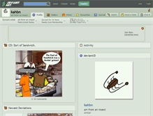 Tablet Screenshot of kahbn.deviantart.com