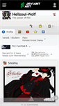 Mobile Screenshot of hellsoul-wolf.deviantart.com