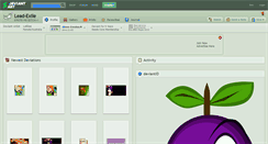 Desktop Screenshot of lead-exile.deviantart.com