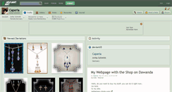 Desktop Screenshot of caperia.deviantart.com
