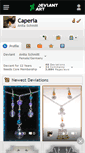 Mobile Screenshot of caperia.deviantart.com