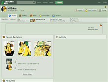 Tablet Screenshot of nil3-kun.deviantart.com