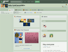 Tablet Screenshot of bully-caniscanemedit.deviantart.com