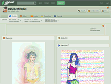 Tablet Screenshot of dance2thisbeat.deviantart.com