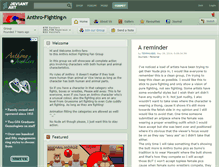 Tablet Screenshot of anthro-fighting.deviantart.com