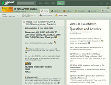 Tablet Screenshot of je-fans-artists-club.deviantart.com