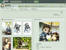 Tablet Screenshot of enedloss.deviantart.com