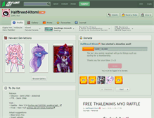 Tablet Screenshot of halfbreed-kitomi.deviantart.com