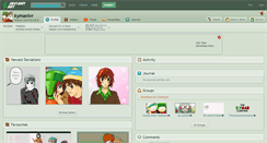 Desktop Screenshot of kymanlvr.deviantart.com